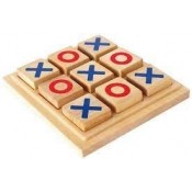 Tic Tac Toe Toy Game Zero and Cross Game Wooden